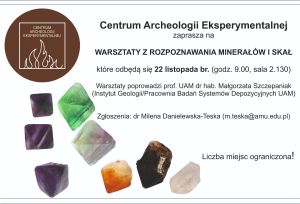 Zapraszamy na warsztaty z rozpoznawania minerałów i skał